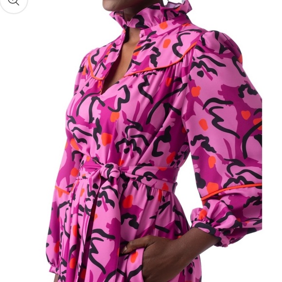 Tuckernuck Pink and Black Maxi Dress - Picture 3 of 12